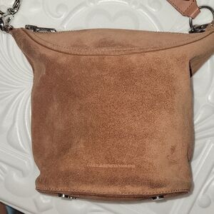 Alexander Wang Tan Suede Shoulder Bag